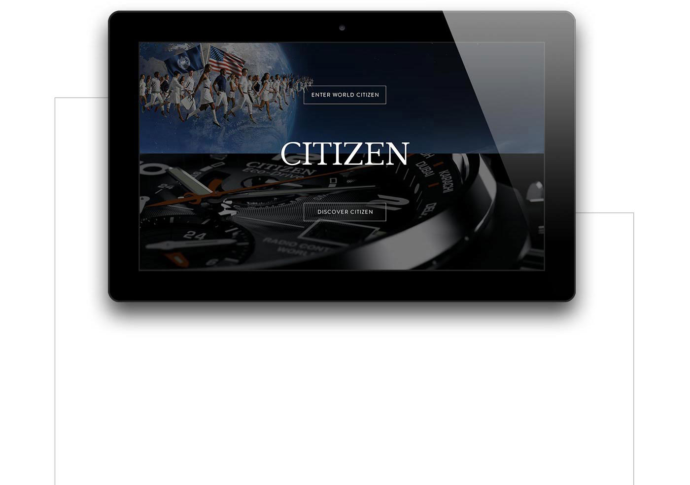 Citizen, tablet application times square
